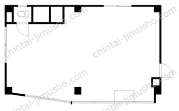 黒沼ビル1Fの間取図