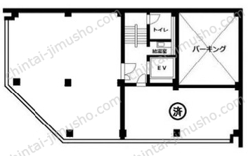 吉田興業第2ビル5Fの間取図