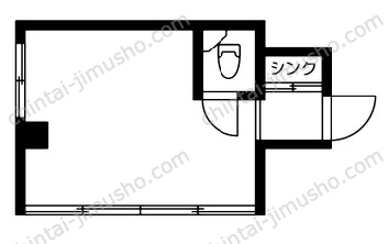 コーポレイミ1Fの間取図