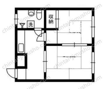 スリー6マンション3Fの間取図