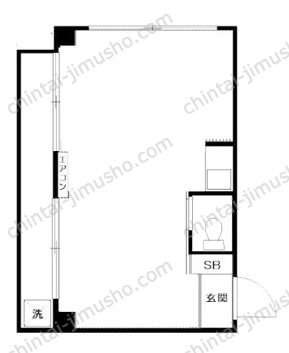 ふくやビル2Fの間取図