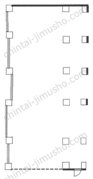 小笹ビル1Fの間取図