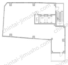 S-cube north4Fの間取図