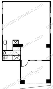 井上ビル1Fの間取図