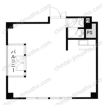 つるやビル4Fの間取図