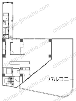 タイヨウビル4Fの間取図