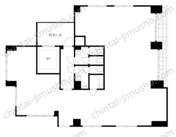 ライオンビル8Fの間取図