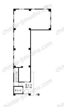 西村商店第二ビル1Fの間取図
