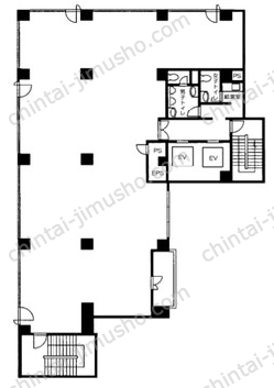 八光ビル2Fの間取図