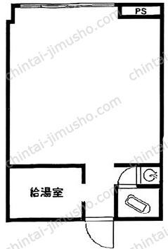 セントラルハイツ1Fの間取図