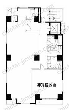 得水ビル9Fの間取図