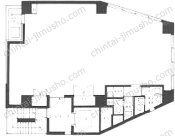 三ノ輪ビル3Fの間取図