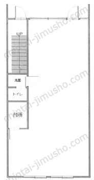 第四高野ビル1Fの間取図