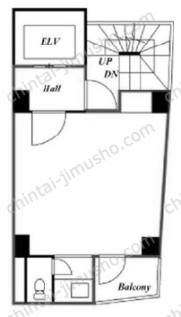 ワダビル6Fの間取図