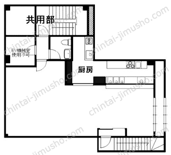 浅見ビルB1Fの間取図