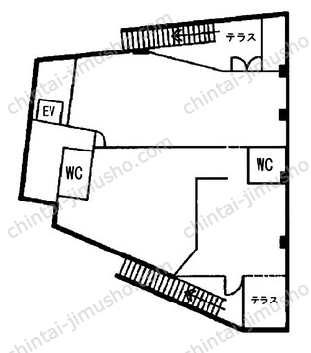 コーラルビルB1Fの間取図