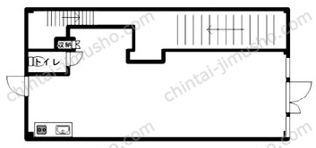 サンライズ旭1Fの間取図