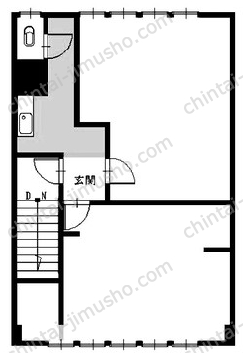 仲井町3丁目貸店舗事務所2Fの間取図