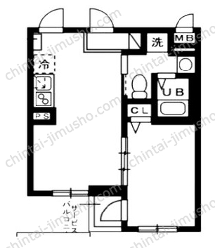 ロイヤルハイツ錦糸町3Fの間取図