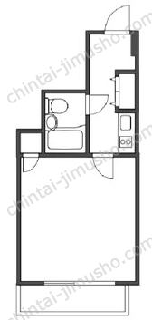 新宿ダイカンプラザシティⅡ4Fの間取図