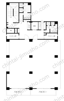 カーニープレイス新御徒町4Fの間取図