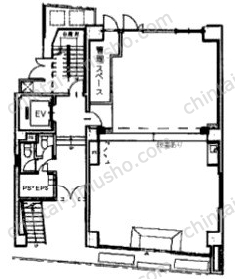 四谷三和ビル1Fの間取図