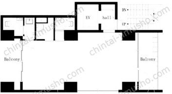 SG新宿南ビル4Fの間取図