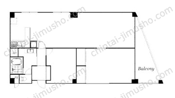 メゾン赤坂3Fの間取図