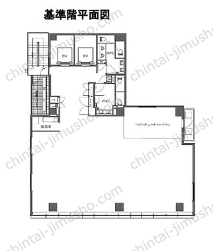 水道橋BUSINESS CUBE5Fの間取図