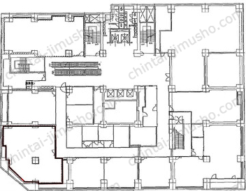 柳屋ビルB1Fの間取図