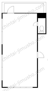 船橋トラムスビル2Fの間取図