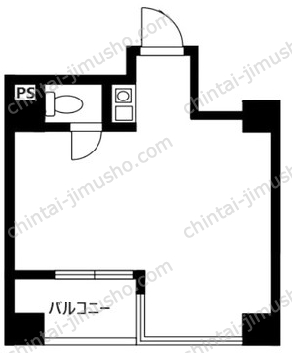 平成新富町ビル2Fの間取図