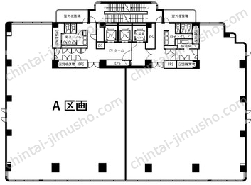 BPRプレイス神谷町8Fの間取図