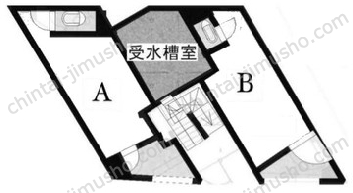 朱雀ビル1Fの間取図