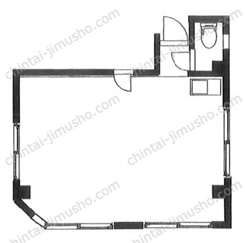 杉本ビル2Fの間取図