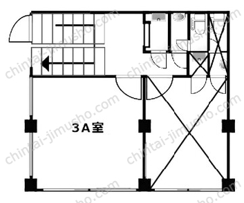 天田ビル3Fの間取図