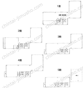 イリエビル一棟貸の間取図