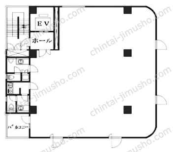 ADEX BLDG.3Fの間取図