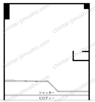 原ビル1Fの間取図