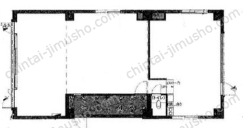 二葉4丁目店舗事務所1Fの間取図