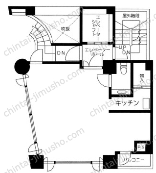 青柳ビル2Fの間取図