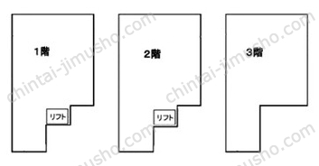 箱崎町一棟一棟貸の間取図