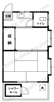 杉本ビル5Fの間取図