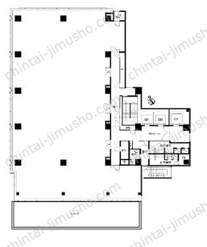 KDX西新橋ビル4Fの間取図