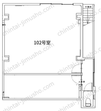 エシェル雑司ヶ谷1Fの間取図