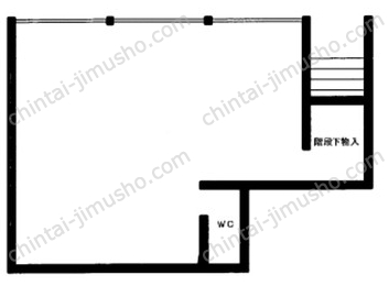 海野ビル1Fの間取図