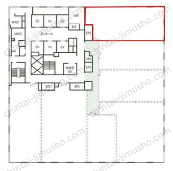 Dタワー西新宿11Fの間取図