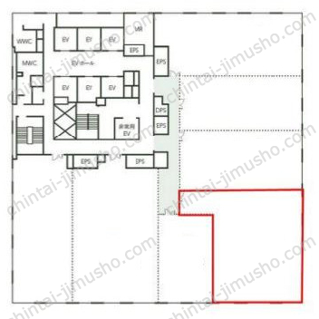 Dタワー西新宿11Fの間取図