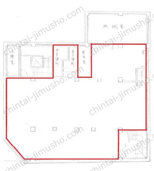 田邑ビルB1Fの間取図