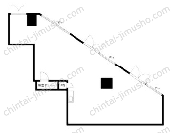 ザ・スカイクルーズタワー2Fの間取図